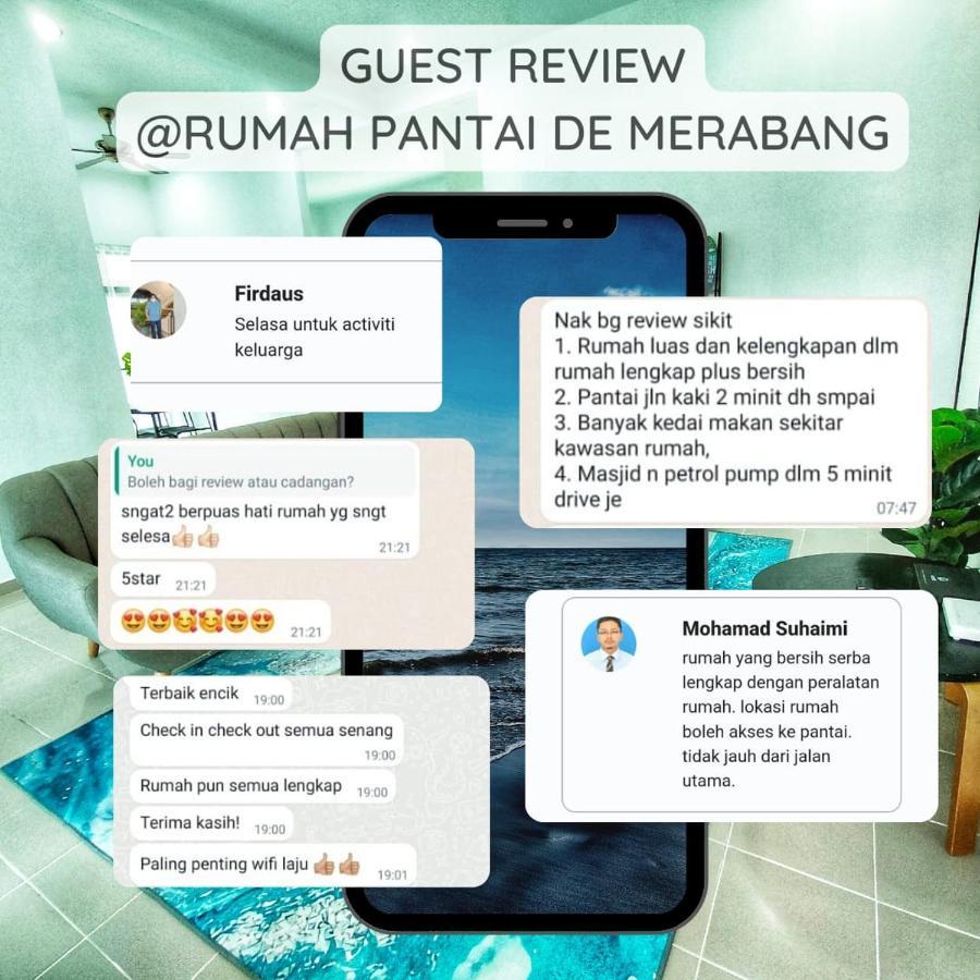 Rumah Pantai De Merabang Bachok Exterior photo